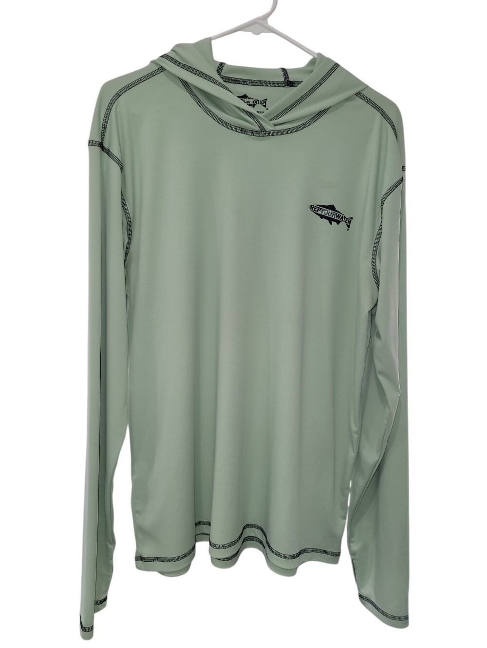 Rep Your Water Freshwater Fish Spine Sun Hoodie - Picture 2 of 7
